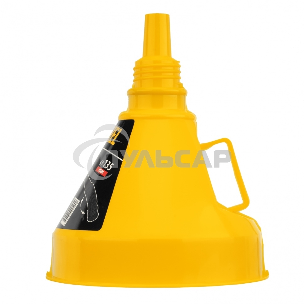 Воронка пластиковая Denzel 135 мм с металлическим ситом и гибким наконечником