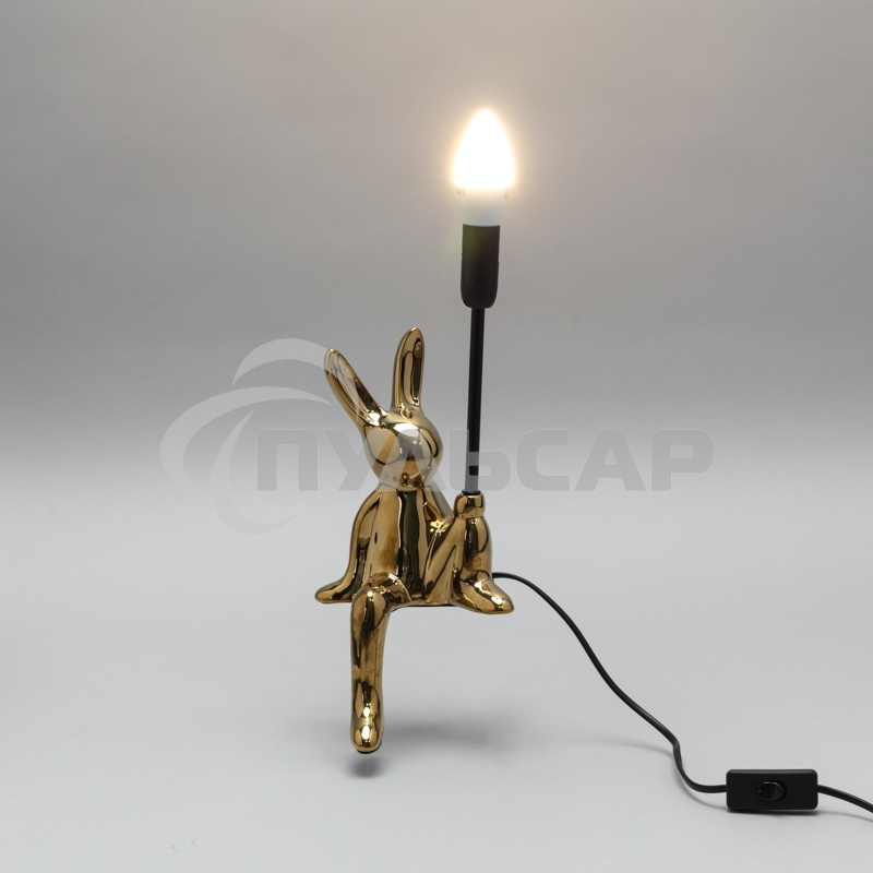 Светильник декоративный МОБИ Заяц золото Rexant