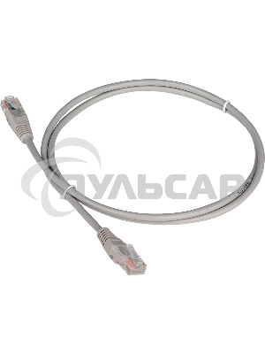 Патч-корд Lanmaster TWT UTP кат.5e, с заливными колпачками, 30.0 м, серый