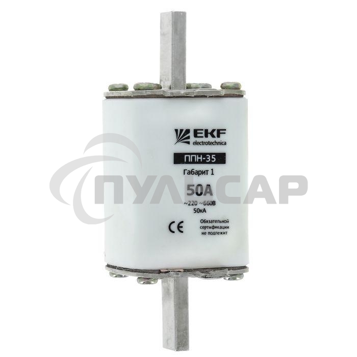 Вставка плавкая ППН-35 100А габарит NT1 EKF fus-35/250/100