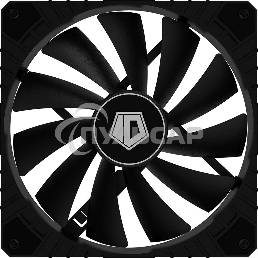 Вентилятор для корпуса ID-Cooling WF-14025-XT BLACK черный, 140 мм, 1600 об/мин, 32.6 дБ, 4 pin