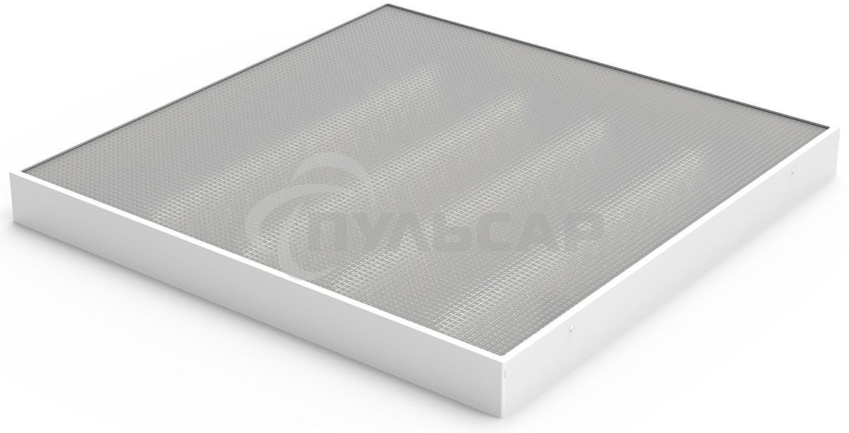 Светильник светодиодный универсальный Gauss LED ДВО 30 Вт MiR 3700 Лм 5000К 595х595х50 мм IP40 призма Guss