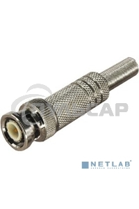 Разъем штекер BNC под винт с пружиной металл PROCONNECT