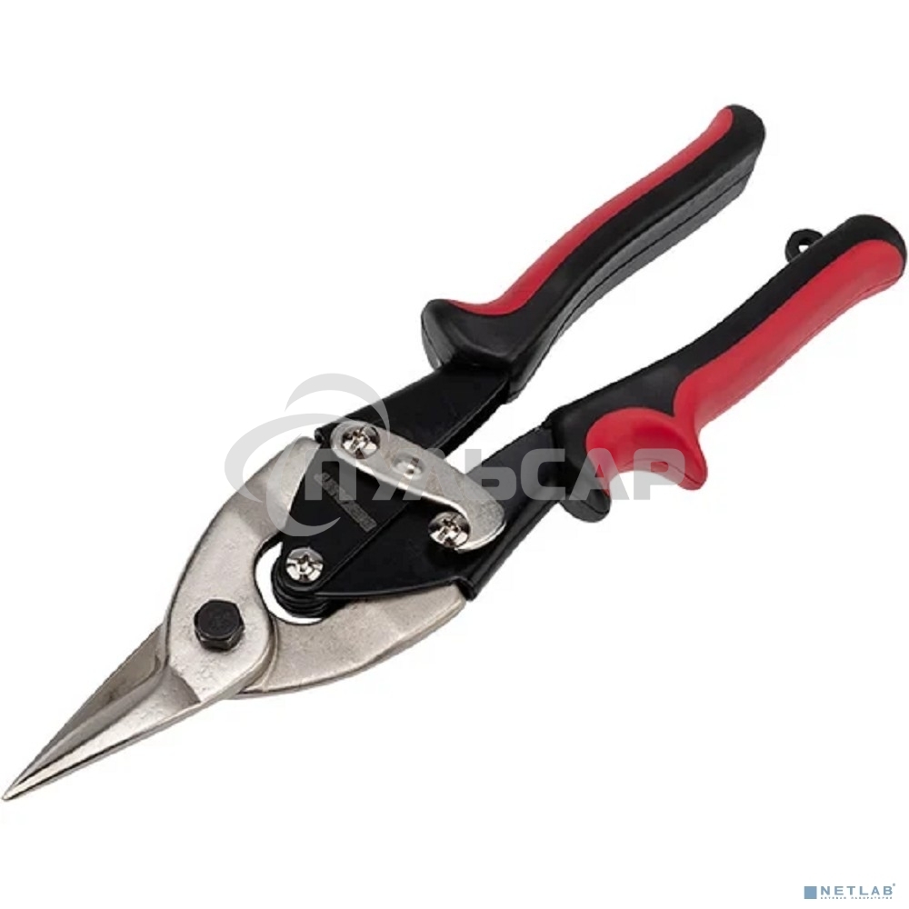 Ножницы по металлу прямые Rexant 260 мм никелированные, двухкомпонентные рукоятки