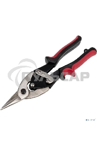 Ножницы по металлу прямые Rexant 260 мм никелированные, двухкомпонентные рукоятки