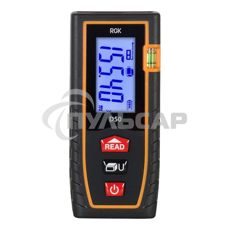 Дальномер RGK D50 ±2мм 50м дисплей IP54 2хААА 1.5В