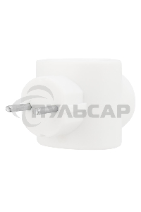 Тройник электрический биметалл 220В 6А бел. Rexant 11-1064