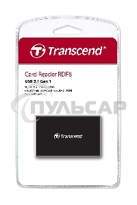 Считыватель карты памяти Transcend USB 3.0 Transcend All-in-1 Multi Card Reader, черный