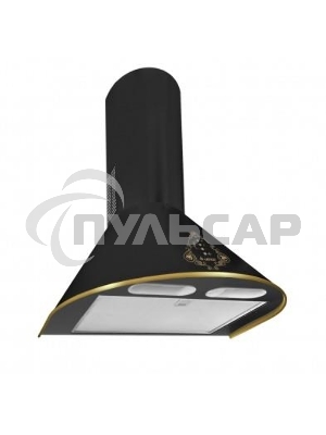 Вытяжка каминная Gefest ВО 1503 К73 черный/золотистый, 50 см, 1000 куб. м/ч, 78 дБ