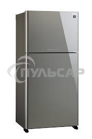Холодильник Sharp SJ-XG60PGSL серебристый двухкамерный 422/178 л морозилка сверху, No Frost