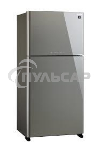 Холодильник Sharp SJ-XG60PGSL серебристый двухкамерный 422/178 л морозилка сверху, No Frost