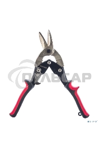 Ножницы по металлу прямые Rexant 260 мм никелированные, двухкомпонентные рукоятки