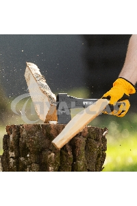 Топор-колун Denzel 21430 F3, 640 гр, двухкомпонентная рукоятка, 320 мм