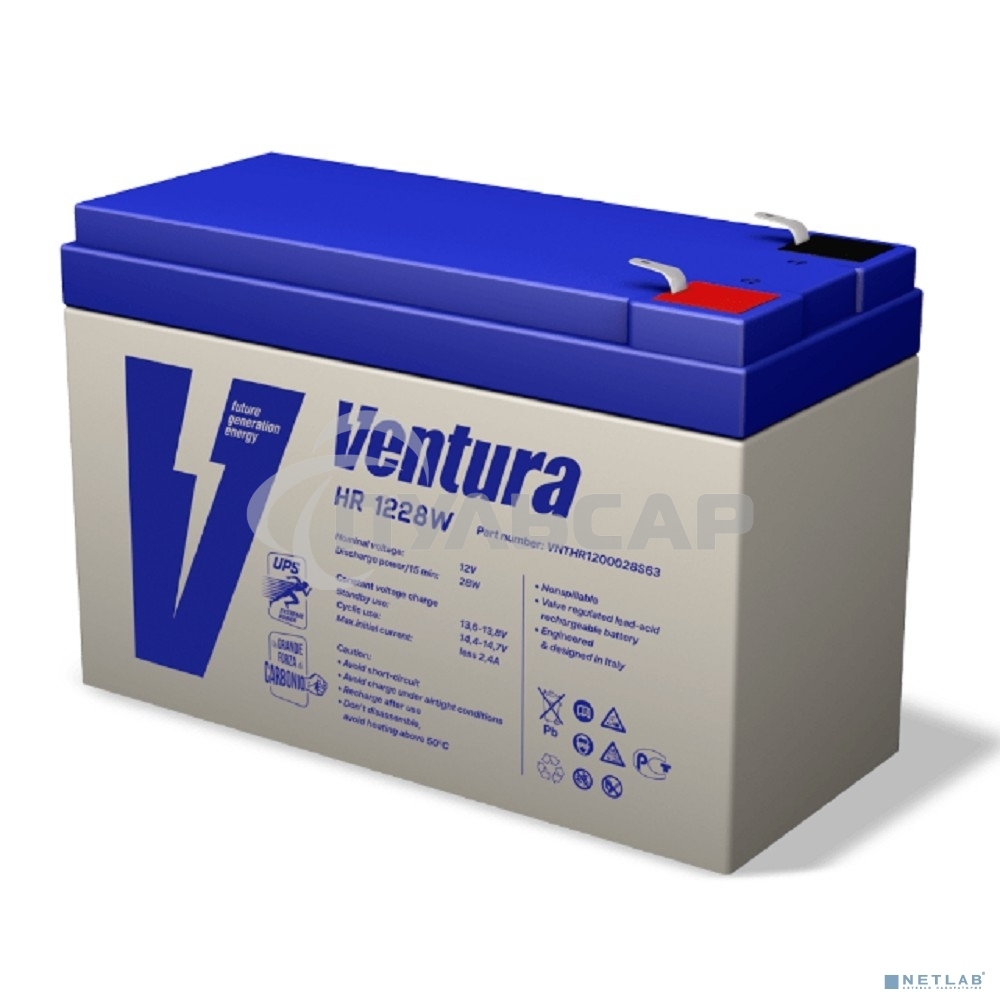 Батарея Ventura HR1228W 12V 7,2Ah