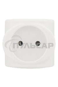 Тройник электрический биметалл 220В 6А бел. Rexant 11-1064