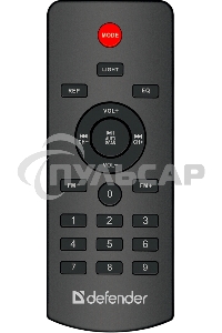 Портативная акустика Defender Rage 50 Вт Light/BT/FM/USB/LED/TWS черный