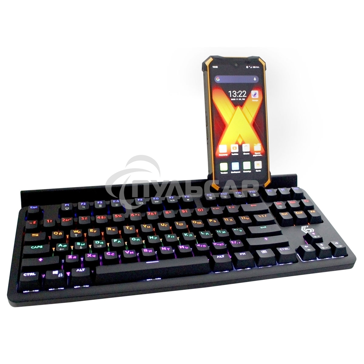 Клавиатура проводная Gembird KB-G520L, USB, черный