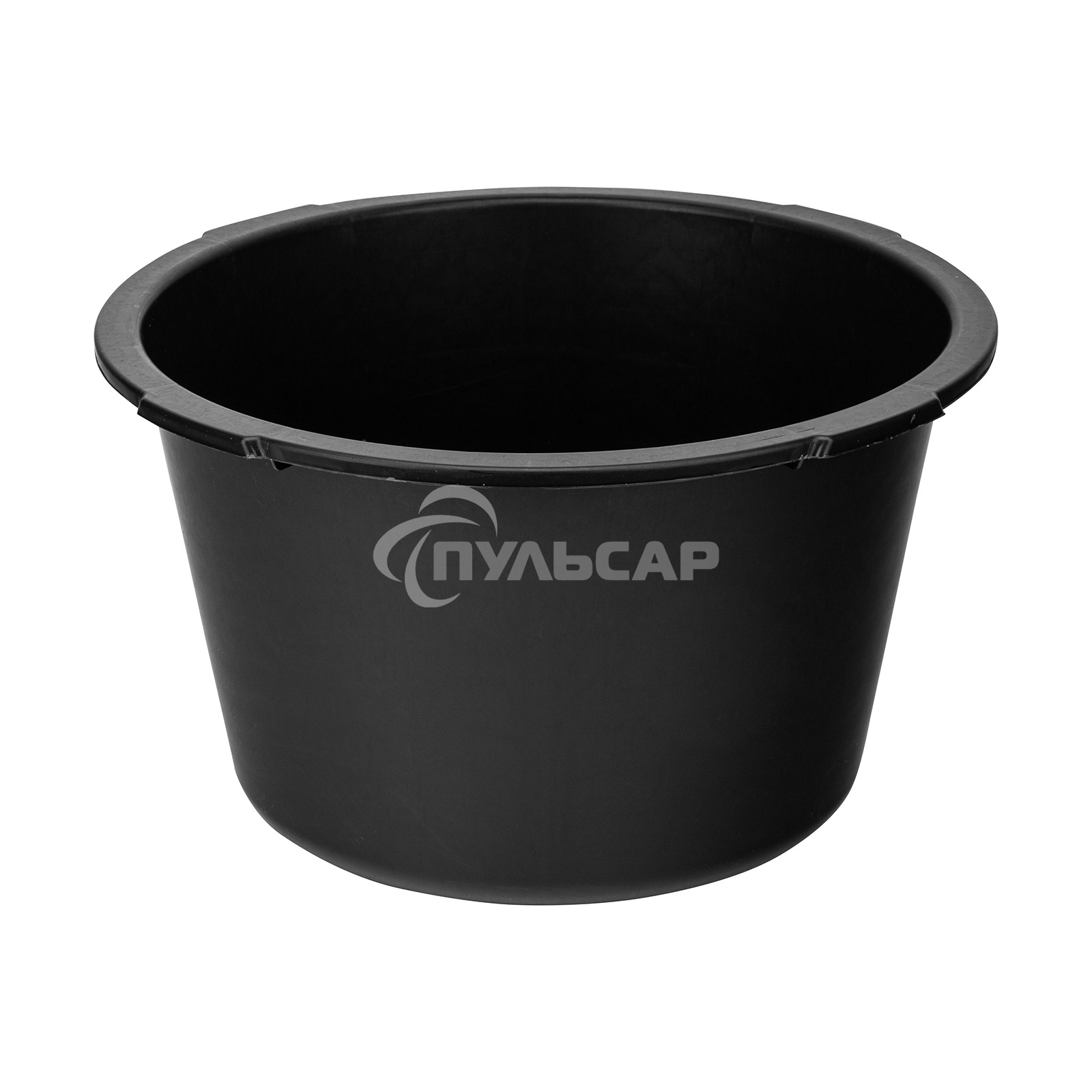 Таз Сибртех строительный круглый, черный, 30л, Россия 81455