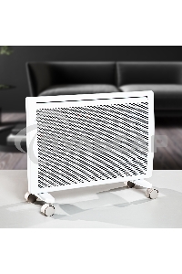 Конвектор гибридный Denzel HybridX-1500 белый, 1500 Вт, 25 м2, термостат, дисплей