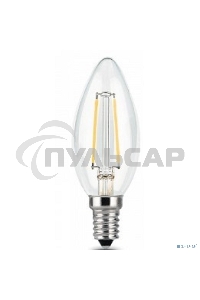 Лампа светодиодная Gauss 103801205LED Filament Candle Е14 5Вт 4100к 1/10/50