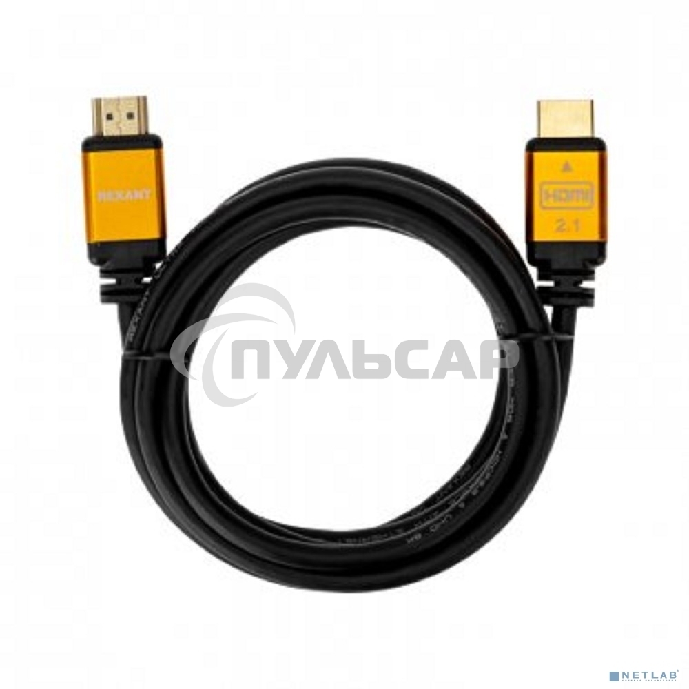 Кабель Rexant HDMI - HDMI 2.1 длина 2 метра GOLD