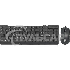 Комплект клавиатура + мышка Defender YORK C-777 RU
