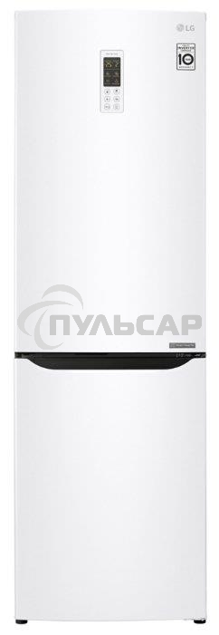 Холодильник LG GA-B419SQGL белый двухкамерный 223/79л морозилка снизу, No Frost