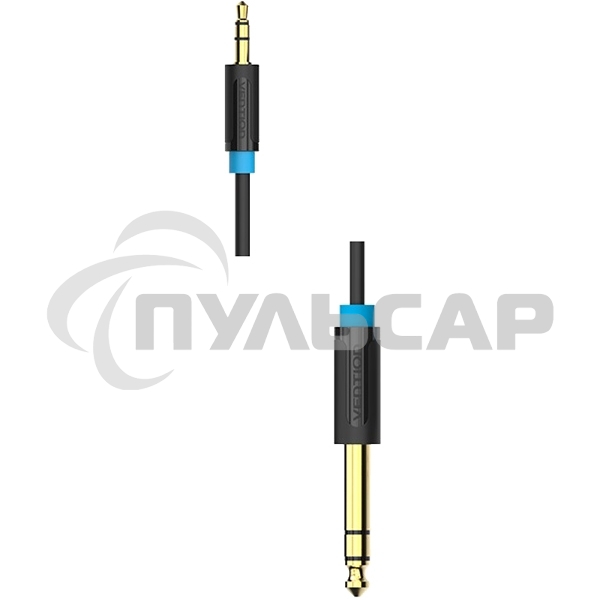 Кабель Vention аудио Jack 6,5 мм M/ 3,5 M - 2 м