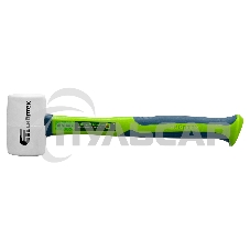 Киянка СИБРТЕХ резиновая, 225г белая резина, фибергласовая рукоятка 11166