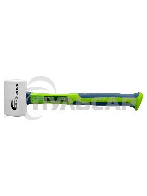 Киянка СИБРТЕХ резиновая, 225г белая резина, фибергласовая рукоятка 11166