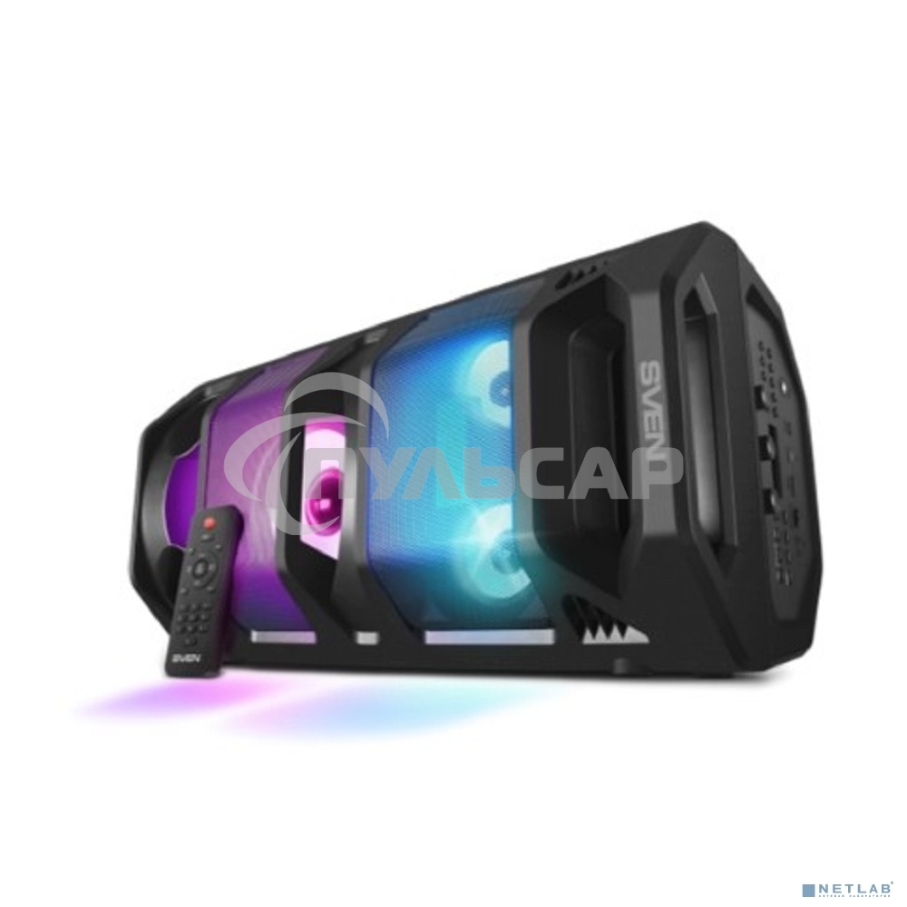 Мобильные колонки Sven PS-670 2.0 черные 2x32.5W Bluetooth