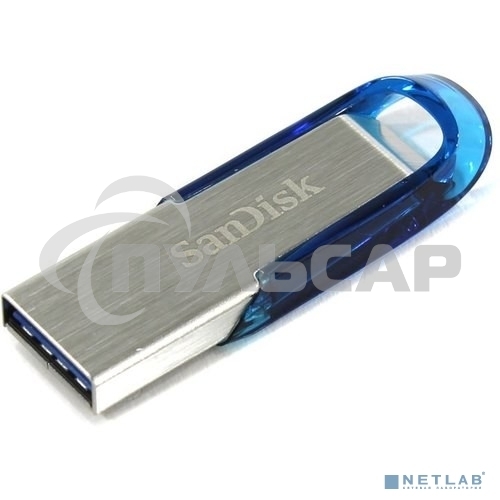 Флешка USB 128Gb SanDisk CZ73 Ultra Flair, USB 3.0, Tropical Blue