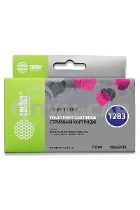 Картридж струйный Cactus CS-EPT1283 (T1283) пурпурный (7 мл) для Epson Stylus S22/S125/SX420/SX425/Office BX305