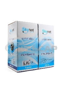 Кабель SkyNet Premium UTP indoor 4x2x0,51, медный, FLUKE TEST, кат.5e, однож., 305 м, box, серый (1693209)