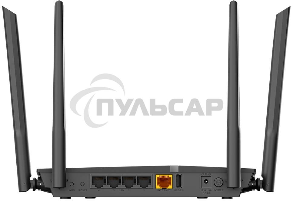 Роутер D-Link DIR-1260/RU/R1A, Wireless AC1200 2x2 MU-MIMO Dual-band Gigabit Router with 1 10/100/1000Base-T WAN port, 4 10/100/1000Base-T LAN ports and 1 USB port.802.11b/g/n/ac compatible, up to 300 Mbps