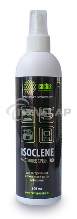 Спирт изопропиловый Cactus CS-ISOCLENE300 для очистки техники 300мл