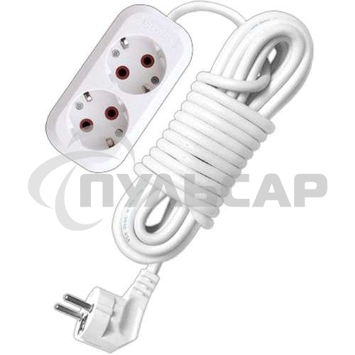Удлинитель 2х5м с заземл. 10А IP20 У10-553 ПВС 3х0.75 UNIVersal 553-05