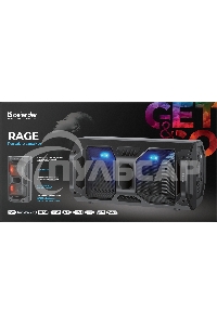 Портативная акустика Defender Rage 50 Вт Light/BT/FM/USB/LED/TWS черный