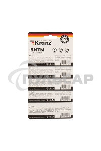 Бита PH 1x50 ммдля шуруповерта сталь S2 5 шт. (лента) Kranz