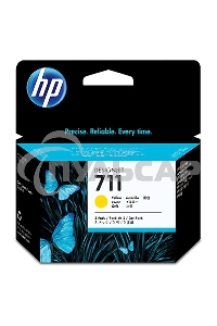 Картридж струйный HP №711 CZ136A желтый x3уп. для HP DJ T120/T520 (29мл)