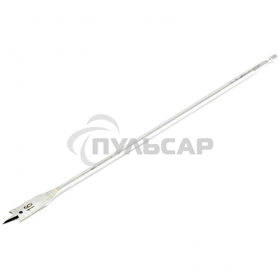 Сверло по дереву Matrix перовое удлиненное, 16 х 300 мм, 6-гранный хвостовик