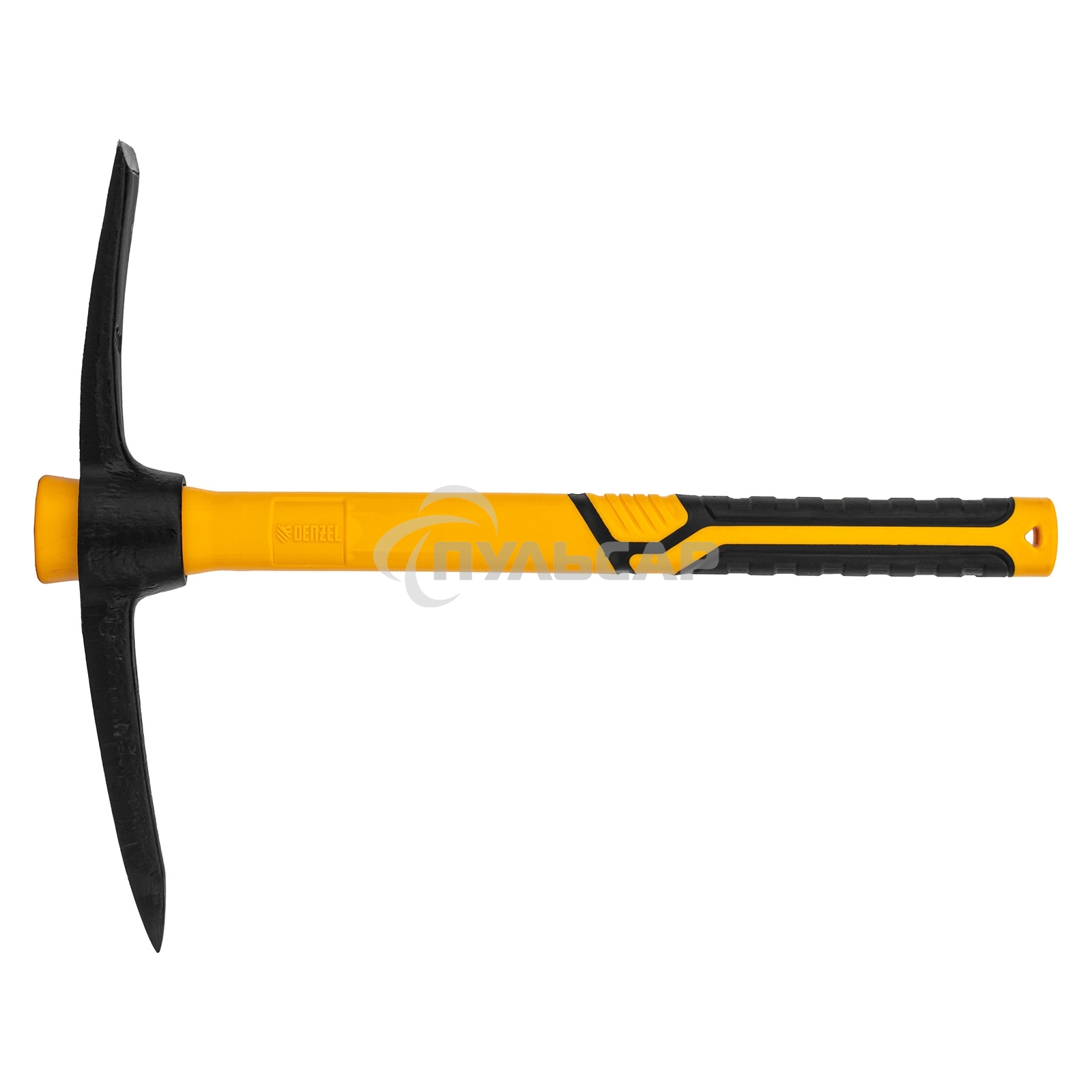 Кирка Denzel 700 г, фибергласовая обрезиненная рукоятка 385 мм