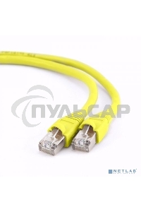 Патч-корд FTP Cablexpert кат.6, 10м, литой, многожильный (желтый)