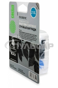 Картридж струйный Cactus CS-C9351C №21XL черный (20 мл) для HP DJ 3920/3940/D1360/D1460/D1470/D1560/D2330/D2360