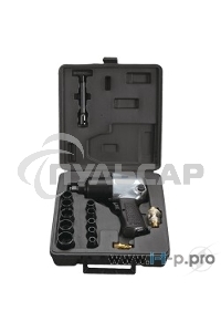Гайковерт пневматический FUBAG IW 580100191 ударный 1/2'' 226л/м 576нм 6.3 бар 1/2'' +набор кейс