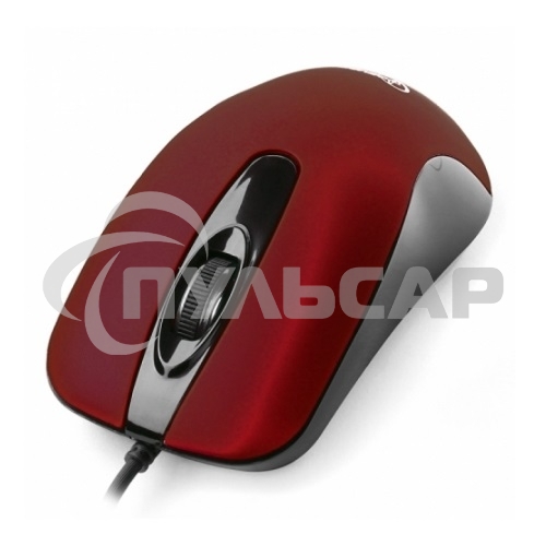 Мышь проводная Gembird MOP-400-R красный, 1000 dpi, USB, кнопки - 3