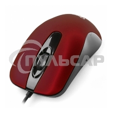 Мышь проводная Gembird MOP-400-R красный, 1000 dpi, USB, кнопки - 3