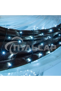 Гирлянда светодиодная универсальная 200 LED БЕЛЫЕ 20 метров, с контроллером