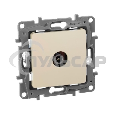 Розетка TV оконечная, Сл.кость ETIKA 