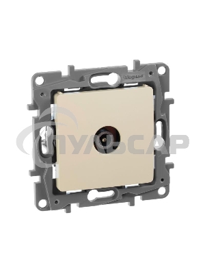 Розетка TV оконечная, Сл.кость ETIKA 